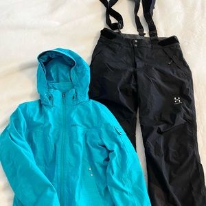 Marmot jacket. Haglöfs pants. Great condition!